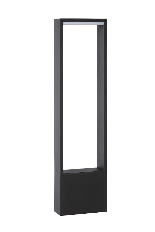 Lucide GOA - Bollard light - LED - 1x10W 3000K - IP54 - Anthracite - turned off